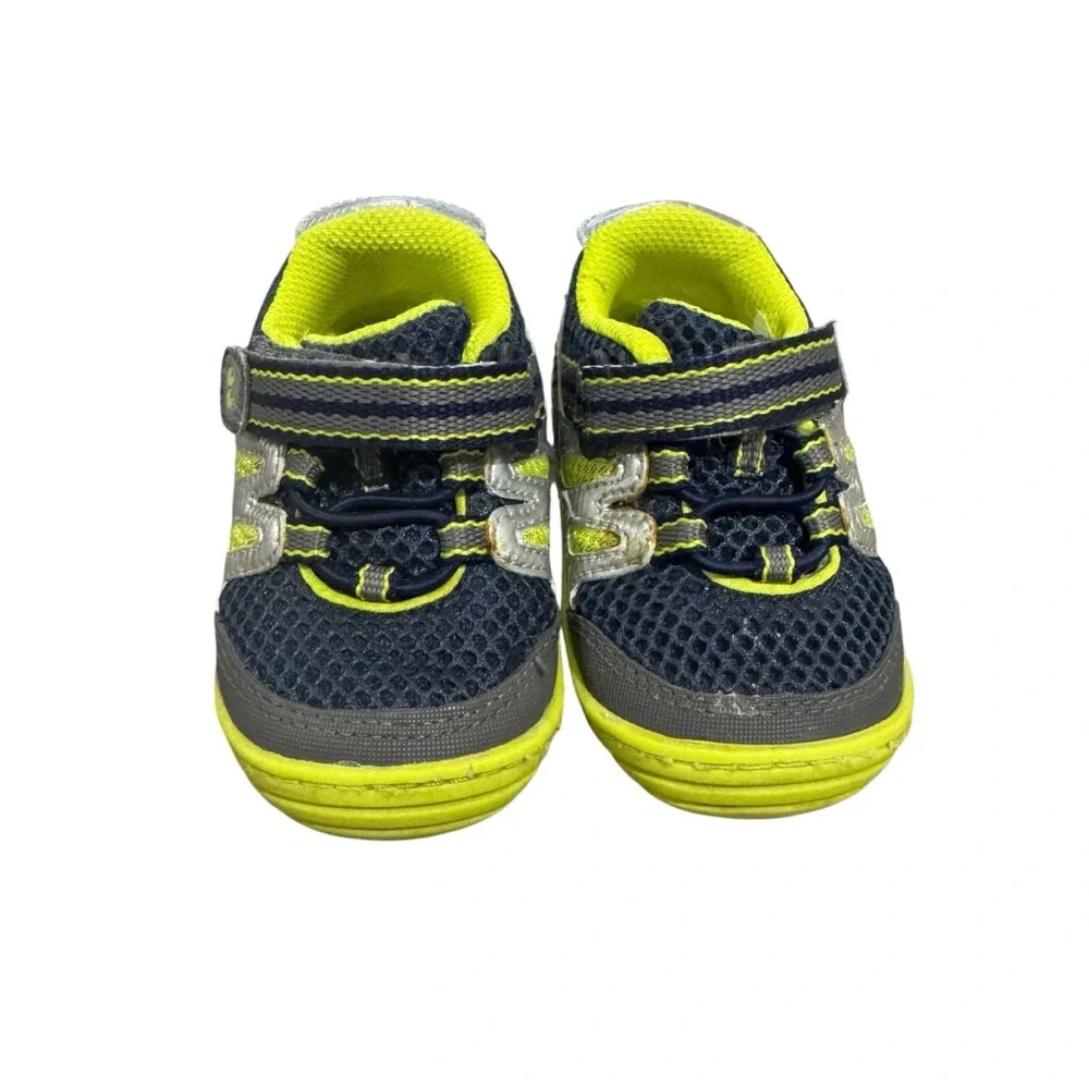 Stride Rite Surprize Lime Green & Blue Aston Toddler‎ Boys Sneaker 4